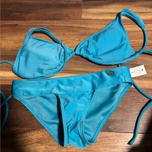 NWT vintage Garage bikini. Top is large and bottom Xs